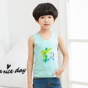 Kids Vest Modal Summer Thin Section Traceless Summer Mens Clothing Girl Baby Sleeveless Pure Cotton Base Inner Wear