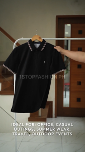 Polo Shirt For Men Spandex Cotton Golf Shirt Business Casual Office Wear Short Sleeve Breathable Anti-Wrinkle Smart Polo Top