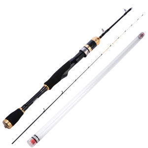 Sougayilang 1.2m High Sensitivity Carbon Fiber Fishing Rod EVA Handle Metal Guide Rings Ideal for Boat Lake Ice Fishing and More