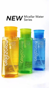 Glad2glow Micellar Water 300ML - Membersihkan Makeup & Kotoran Tanpa Lengket