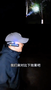 2025 lampu depan baru yang kuat mengecas super terang malam memancing khas luar gunung telinga kepala dipasang lampu