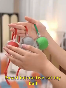 Rolling Cat Toys Ball Interactive Pet Toys Automatic Self Moving Cat Indoor Toy Self-Entertainment