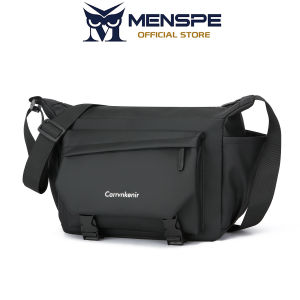 MENSPE Mens Shoulder Bag Waterproof Messenger Bag Travel Bag Business Bag Large Capacity Cross Body Bag Lightweight Casual Bag Fashion Leisure Sport Street Bag for College Student