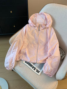 Pink Lightweight Loose Womens Sun Protection Clothing Summer New Arrival UV Protection Outerwear Breathable Quick Dry Coat