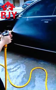 BJY--หัวฉีดน้ำแรงสูง หัวฉีดน้ำปรับแรงดัน หัวทอวเหลือง ใข้ทำความสะอาด ล้างรถ รดน้ำต้นไม้