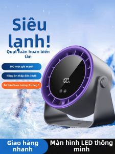 Quạt USB Mini Di Động Cho Máy Tính Để Bàn Phòng Học Văn Phòng Chạy Bằng Điện 12 Tiếng Quạt Gió Mát Sạc Bằng USB