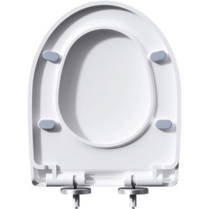 SUNINLIFE | Thick Slow-Closing Toilet Seat Cover UV Style Toilet Seat Accessories