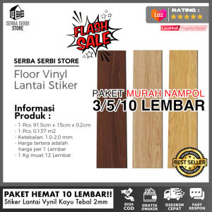 Vinyl Lantai Stiker Kayu: Stiker Lantai Tahan Air Premium