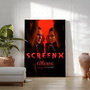 Bandai | 2025 The Conjuring Last Rites Movie Poster Print For Bedroom Living Room Home Decor New Horror Films Canvas Painting Wall Art