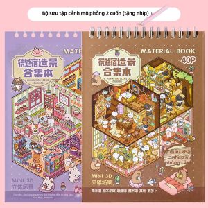 Yuxian | Sách Nhãn Dán Giáo Dục Diorama 3D