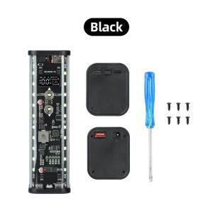 ANENG | 100W PD DIY Power Bank Kit 8 Cell 21700 Giá Đỡ Pin Không Cần Hàn Điện Áp DC Hộp Sạc Nhanh Có Thể Điều Chỉnh Cho Thiết Bị Điện Tử
