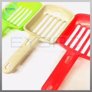 Pet Plastic Poop Scooper with Short Handle for Easy Cleaning