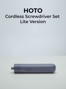 HOTO 3.6V Smart Cordless Screwdriver Lite - 3Nm Torque 220RPM 1500mAh Battery Micro-USB Charge