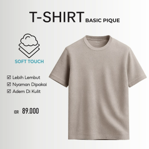 Aerostreet T Shirt Pique Abner Cafe Latte Kaos T Shirt KBAAA