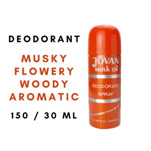 Jovan Musk Oil Deodorant Spray 150 ml