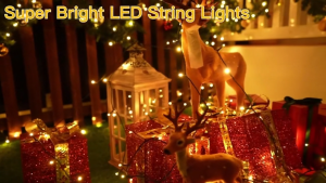 22M 200LED Outdoor Solar Fairy String Lights Light Strip IP65 Waterproof 8 Modes Lighting For Wedding Party Decoration Solar LED String Lights Outdoor Waterproof Garland Wedding Party Decoration