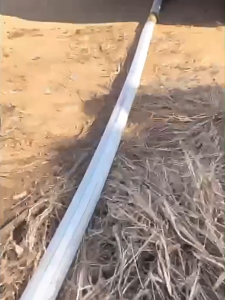 Explosion-proof Hose Irrigation Hose Sunny Hose Agricultural Fire Hose Polyester Woven White Hose 100M