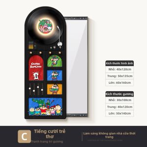 CTYLIGHTZ | Gương Toàn Thân Trượt Ẩn Phong Cách Dopamine