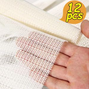 แผ่นโซฟาทำจากพีวีซีผ้าตาข่ายกันลื่นแบบยึดติดได้พรมติดด้วยตนเองโฟมแบบคงที่แผ่นฐานซ่อมป้องกันการเคลื่อนที่สำหรับห้องนอนในบ้าน