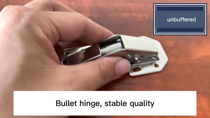 (2 PCS) No slotting cabinet door hinge hinge hardware folding no ...
