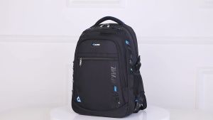 Simple Backpack Black Casual 8111 Travel Bag Large Space Business Backpack School Bags 双肩减负耐磨书包