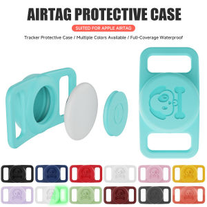 Waterproof Silicone AirTag Pet Collar Holder for Dog Cat Hidden Loop GPS Finder AirTag Dog Collar Anti-Lost Tracker Accessories