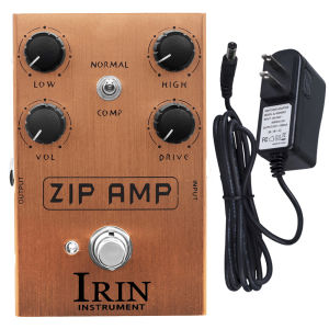 IRIN | IRIN AN-39 Guitar Effector ZIP AMP Strong Compression Overdrive Tone Effects Pedal with COMP Toggle Switch for Electric Guitar
