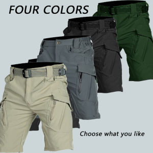 Bobby New IX9 Tactical Shorts Tactical Pants Mens Panties Quick Drying Breathable Elastic Cargo Pants