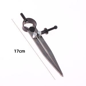 1 Pcs Adjustable Compasses Gauges Leathercraft Line Marking Gauge Wing Divider Rotating Scratch Gauge Handcraft Leather Tool