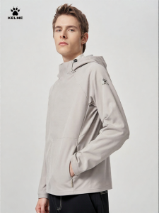 Kelme | Training Windproof Hooded Fleece Soft Shell Jacket