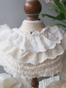 Vòng Tay Thêu Ren Viền Rộng 5.5cm Diy Vải Xếp Ly Chất Liệu May Nhà Dệt Phụ Kiện Và Đồ Thủ Công