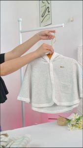 Áo choàng sợi tre Arich 2 lớp cao cấp mềm mịn cho bé trai bé gái size từ 12 tháng đến 4 tuổi