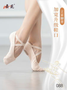 Elastic Fabric Dance Shoes Womens Soft Bottom Professional Adult Training Ballet Shoes Childrens Cat Claw Shape Base Training