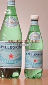 Thùng nước khoáng có ga tự nhiên San Pellegrino 1L x 12 chai (chai nhựa)