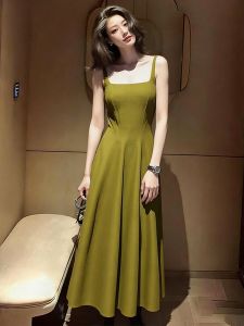 SHANGSHA | Waist Defining Holiday Style Dress