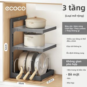 ecoco | Giá Đựng Nồi Đa Tầng Inox