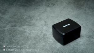 Minsine M-VAVE WP-8 Wireless Transmission System 2.4G Rechargeable Electric Guitar Receiver & Transmitter Built-in Battery 3.5mm & 6.35mm Plug for Guitar Bass