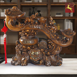 Lucky Lucky Elephant Decoration Lucky Treasure Bowl Housewarming Home Decoration Modern Chinese Wine Cabinet Living Room Decorations