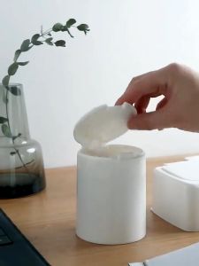 Cute Press Storage Box: A Multi-functional Desktop Organizer & Cosmetics Shelf