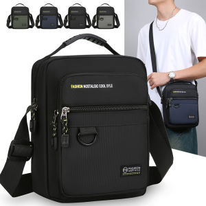 Mens Shoulder Bag 2024 New Casual Mens Bag Waterproof Outdoor Multi-Functional Crossbody Bag