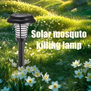 Solar Powered Mosquito Repellent Lamp Lawn Bug Zapper Mosquito Repellent Lamp Yard Mosquito Killer Lamp Waterproof