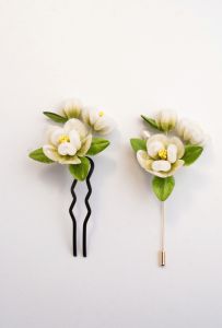 Original Design Handmade Hanfu Accessory Jasmine Flower Hairpin Versatile Daily Use Ancient Style Womens Hair Accessories