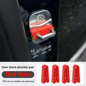 Silicone protective cover for door lock buckle car door lock shock-absorbing buffer pad thickened anti-collision sticker parts
