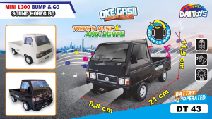 OG Mainan Mobil Pickup Bump & Go OkGas L300 DT43