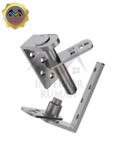 Engsel Coboi Koboy Gravitasi 1 Set Pintu Dapur Rumah Adjutable Closing Angle Invisible Stainless