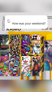 GARSKIN COD MOTIF FABRIC TEXTURES 7A 8/ 128 ISI 2 PCS BISA CUSTOM SEMUA TIPE HP - JuraganStikers ck