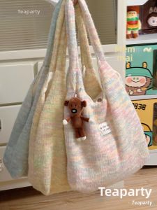 KDMILD | Furry Small-scale Design Ins-style All-match Student Tote Bag