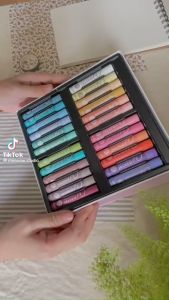 Bút Sáp 48 Màu chuyên nghiệp Deli - Bút Màu sáp dầu chuyên nghiệp an toàn cho trẻ  - 72087 / 72088/ 72089