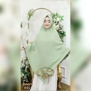 BISA COD Hijab Instan Syari Kepala Pet Antem Kode JENARI Bahan Kringkel Premium By Ory AjeZas Cllect