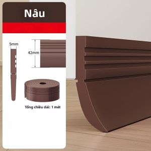 Dải Dán Cửa Tự Dính TPE 1m Nhiều Lớp Chống Gió Chống Bụi Chống Thấm Dùng Làm Chất Bịt Khe Hở Dẻo Dai Cong Dành Cho Cửa Trượt